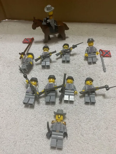 LEGO® - MiniFigures: Confederate Soldiers - Civil War History