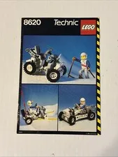 Lego 8620 Technic Instruction Booklet ONLY Vintage 1980's Used