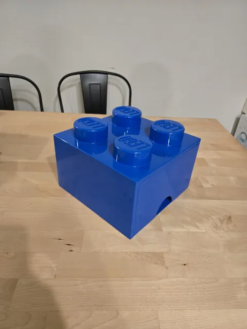 LEGO Storage Products 4005 Stud Brick Drawer Cube Blue 