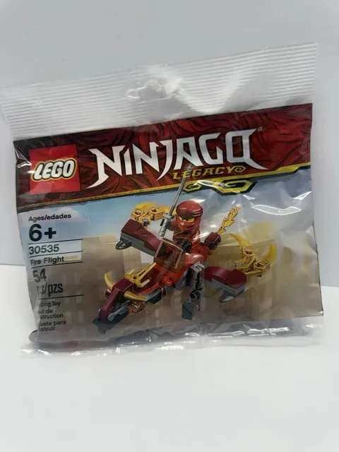 LEGO Ninjago: Fire Flight Polybag (30535) - New Sealed Kai Legacy Robe Dragon