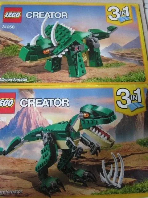 Lego Building Instructions Instruction Creator 31058 3 in1, 2 Instructions