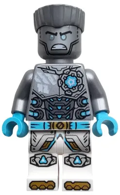 LEGO® Minifigure NINJAGO njo0922 (Zane - Dragons Rising, Flat Silver Torso, Angr