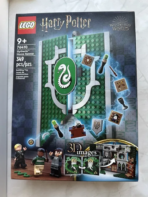 RETIRED LEGO Harry Potter 76410 Slytherin House Banner 349 pcs Set Age 9+