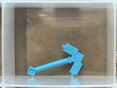 LEGO Parts - Medium Azure Minifigure Pickaxe Pixelated - No 18789 - QTY 1