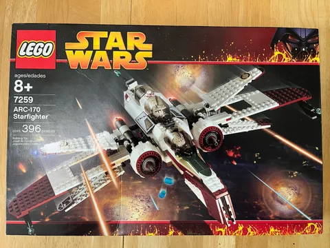 LEGO Star Wars ARC-170 Starfighter 7259 Complete Set 