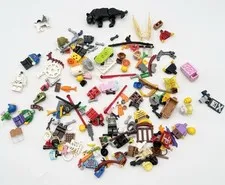 LEGO Minifigures Bulk Lot Parts: Heads Torsos Legs Hair Accessories