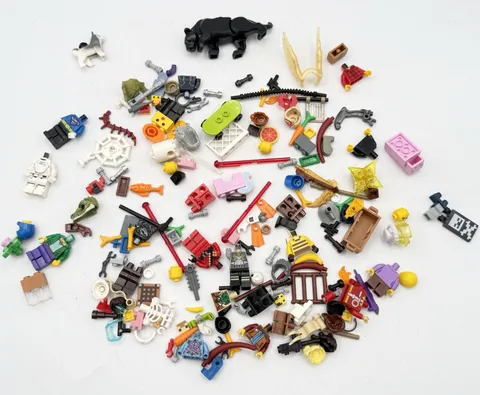 LEGO Minifigures Bulk Lot Parts: Heads Torsos Legs Hair Accessories