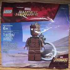 RETIRED LEGO Marvel Avengers Infinity War Teen Groot Keychain 5005244