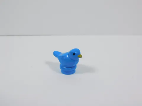 LEGO Dark Azure Blue Bird w/ Black Eyes Animal Minifig S3