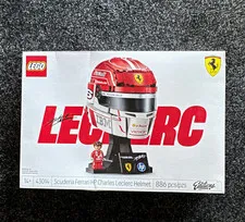 LEGO Icons 43014 Scuderia Ferrari HP Charles Leclerc Helmet w/ Stand 886pcs