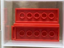 LEGO Parts - Red Tile 2 x 6 - No 69729 - QTY 5