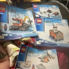 LEGO City Arctic Base Camp #60036 Instruction Manual Only  Book 1, 2,3, And 5