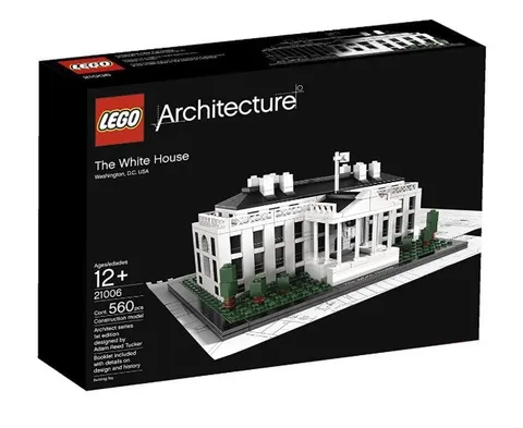 LEGO Architecture 21006 The White House Washington DC Landmark 560pcs Set