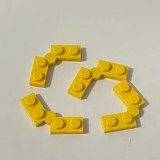 Lego 2429 2430 Yellow Replacement Add-on Pieces Parts Lot of 8