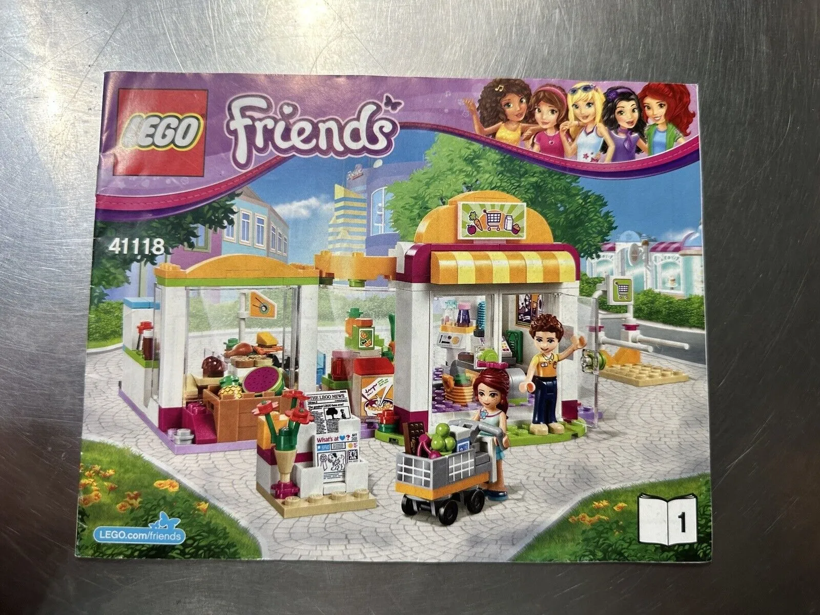 2016 LEGO Friends 41118 Manual Booklet Used Condition