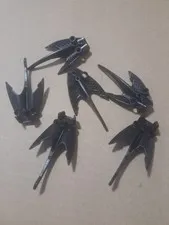 LOT 6 of LEGO Bionicle Webbed Fin Armor (64296) Black