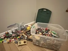 MASSIVE Lego Lot! Loads of Vehicles & 35+Lbs Of Unique Bulk Pcs & Bricks!Look! 