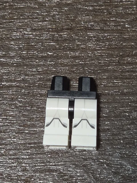 LEGO Hips and White Legs with SW Clone Trooper and Black Markings Pattern