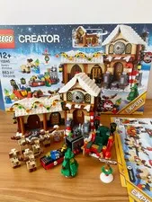 LEGO Icons 10245 Santa's Workshop 883 Pcs -丨With Instruction丨No box !