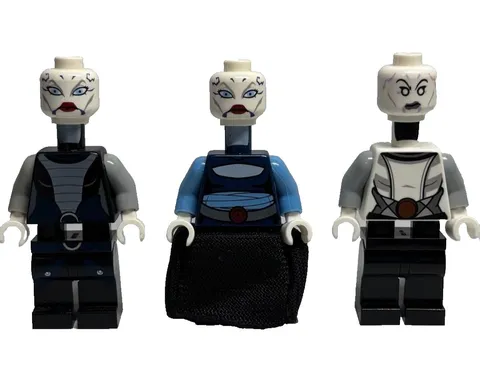 LEGO Minifigure Star Wars Asajj Ventress 7957 75087 7676 Lot Set Bulk Sale