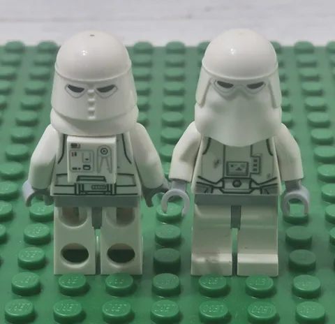 Lego Star Wars MISPRINT 180 Degree Helmet Misprinted Snowtrooper Minifigure