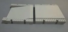 Lego Baseplate Raised Platform Rap Lot 2642 (1x) & 2617 (1x) : Light Gray 16x16