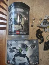 LEGO BIONICLE: Nuhvok-Kal (8573) Complete With Instructions In Canister