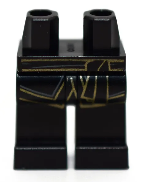 LEGO Minifigure Legs Black Gold Ninjago Cole Jay Lloyd Nya Zane Kai 6213362