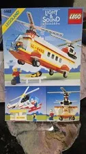 Lego Vintage Town Rescue Helicopter 6482 Instructions ONLY 1989