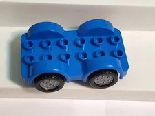 Lego Duplo Blue Car Base With Fenders