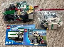 LEGO 7733 City Truck & Forklift - 100% complete & manual