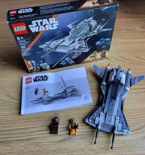 LEGO Star Wars: Pirate Snub Fighter 75346 complete with box and instruction 