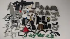 Vintage LEGO Castle Parts Lot Retired Panels Doors Arches Minifig Lion Knights