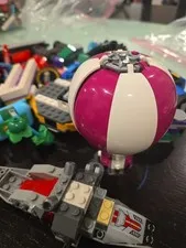Genuine LEGO Partial Builds Vehicle Lot Balloon Cars Train Boat Mixed Parts 2 LB
