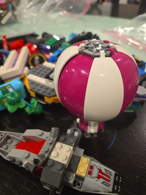 Genuine LEGO Partial Builds Vehicle Lot Balloon Cars Train Boat Mixed Parts 2 LB