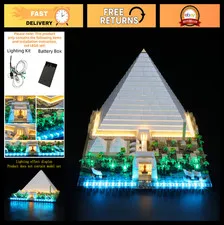 LED Light Kit for LEGO Great Pyramid of Giza - Architecture Model Lighting Set