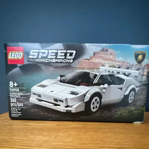 LEGO Speed Champions 76908 Lamborghini Countach Complete Set 262 pcs Age 8+