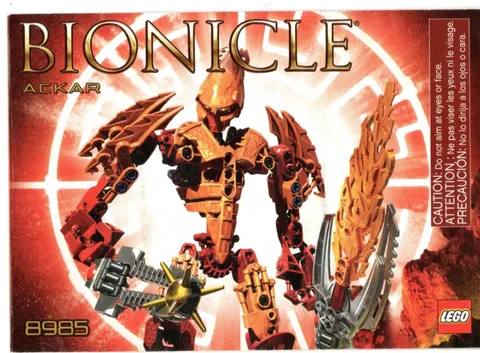 Lego ~  Instructions Manual Booklet Only ~ Bionicle 8985