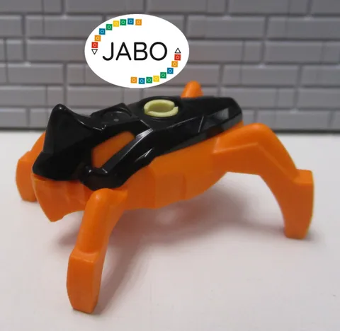 (S11 /20/8) Lego hf008 Hero Factory Jumper Black Orange 44017 44015