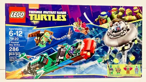 Lego Teenage Mutant Ninja Turtles 79120 T-Rawket Sky Strike- New