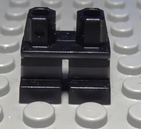 Lego figure accessories micro legs pants black with decor