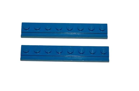 2 Lego® TRAIN Railway 9V 12V RC Slide Guide Rail 8x1 BLUE