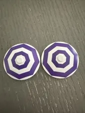LEGO Dish 4 x 4 with Dark Purple Octagons (Solid Stud) (3960 / 94656)