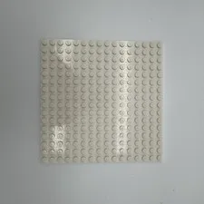LEGO White Plate 16x16 Stud Building Plate Board Thick Regular Part 91405