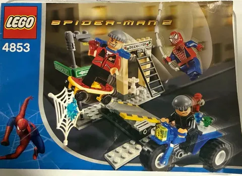 LEGO Spider-Man 4853 Spider-Man's Street Chase 73 Pcs -丨With Instruction丨No box！