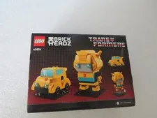 LEGO BRICKHEADZ 40804 Transformers BumbleBee Robot & Vehicle. Sealed NIB.New