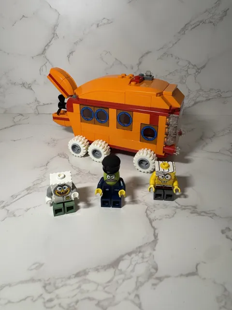 LEGO SpongeBob SquarePants 3830 Bikini Bottom Express Bus Incomplete w/Figures 