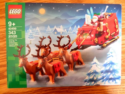 STARTED  Lego "Holiday Santa's Sleigh" (40499) Kit  (With Extras - Please Read)