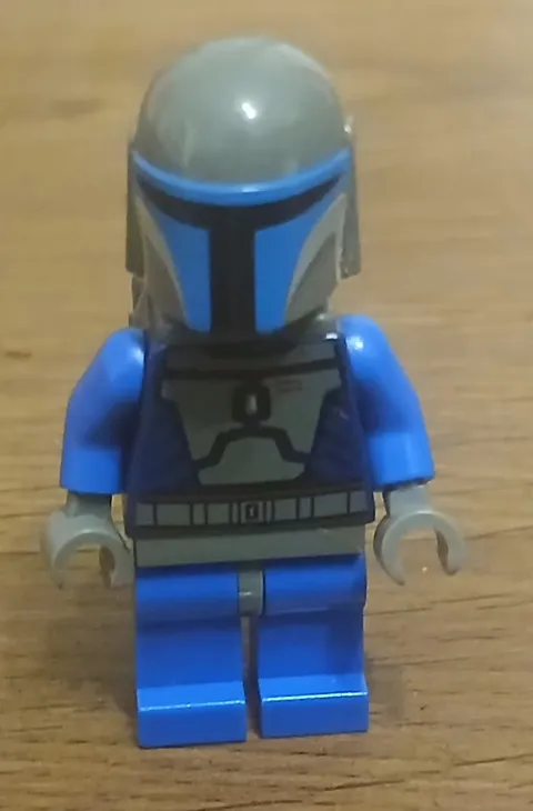 LEGO Star Wars Jango Fett Minifigure, Blue Armor w/ Helmet & Jetpack