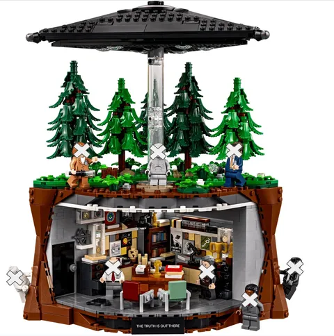 LEGO #21369 The X-Files: Set Build ONLY! NO MINIFIGS! (PREORDER) New In box
